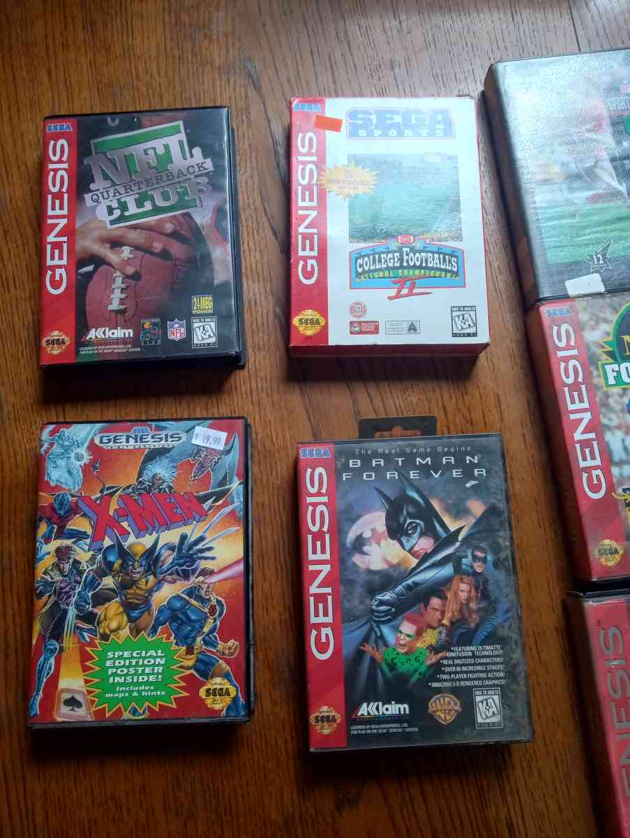 Original Sega Genesis games complete in box