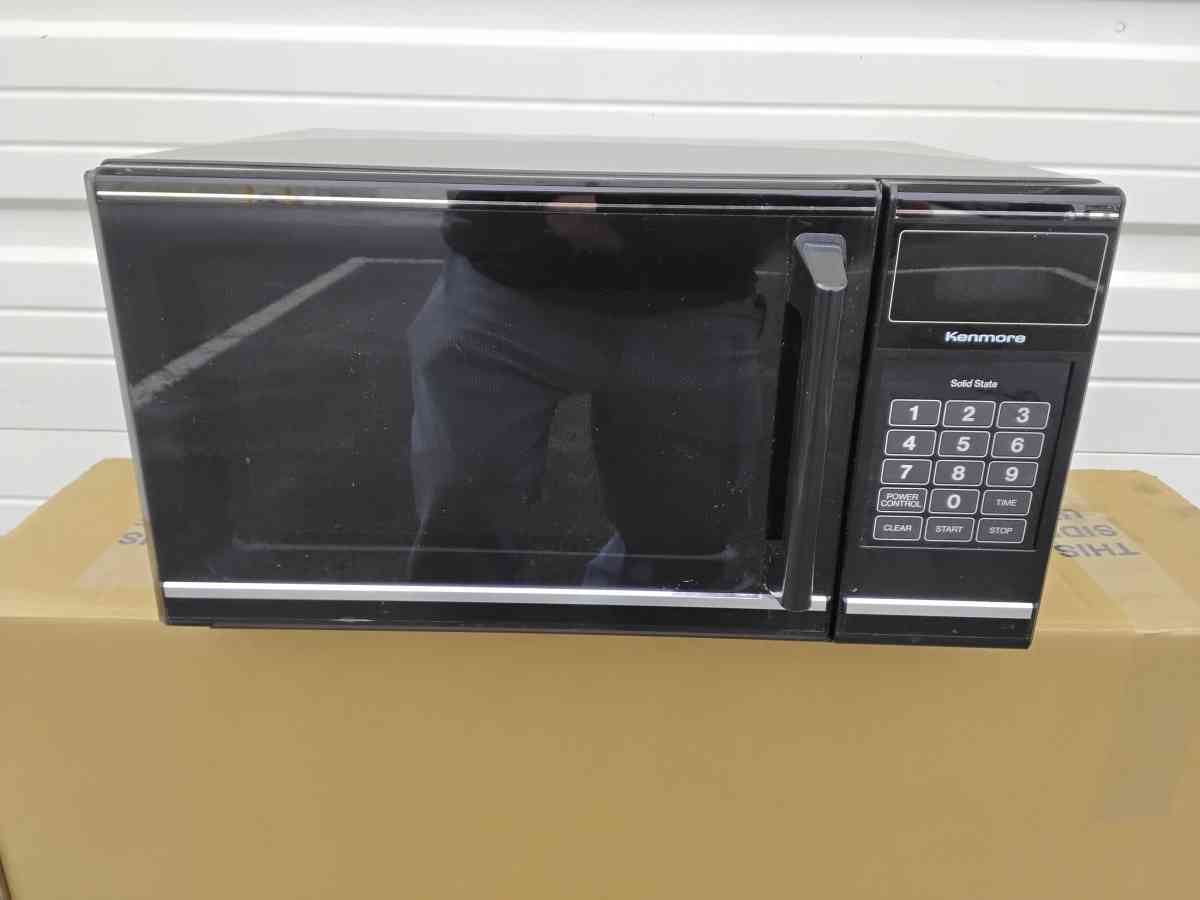 Nice Sears Kenmore Dark Brown Small Microwave Oven OEM