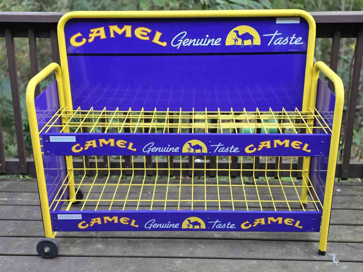 Vintage 1994 Camel Cigarettes Metal Rack Display