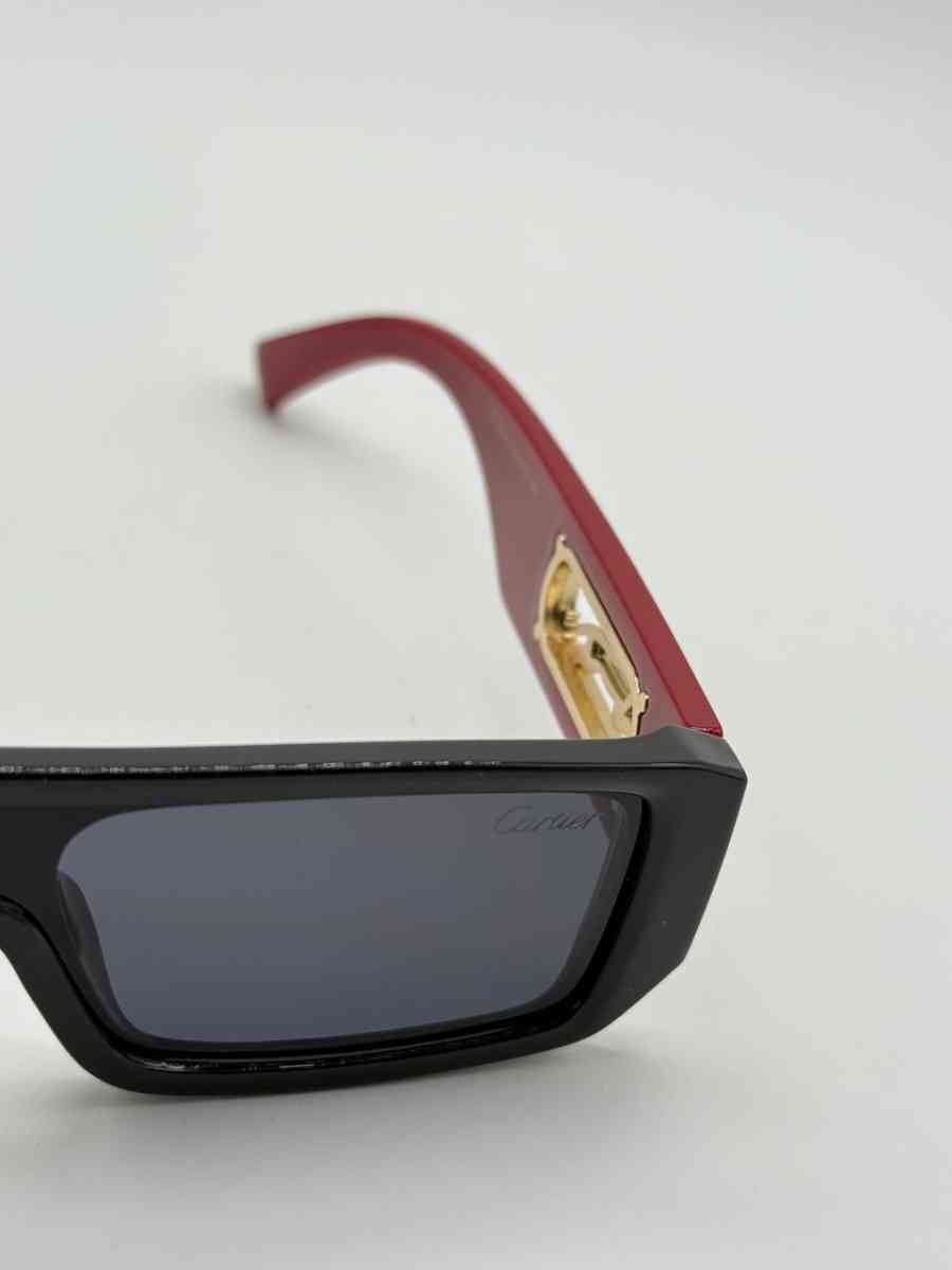Red Cartier Cheetah Sunglasses