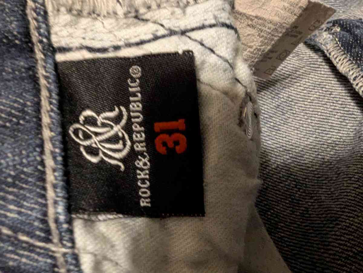 Rock and Republic blue jeans