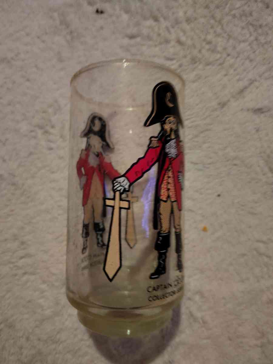 Captain crook glass vintage