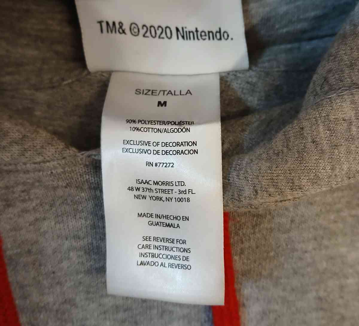 Nintendo Vintage Game Boy hoodie for men size M