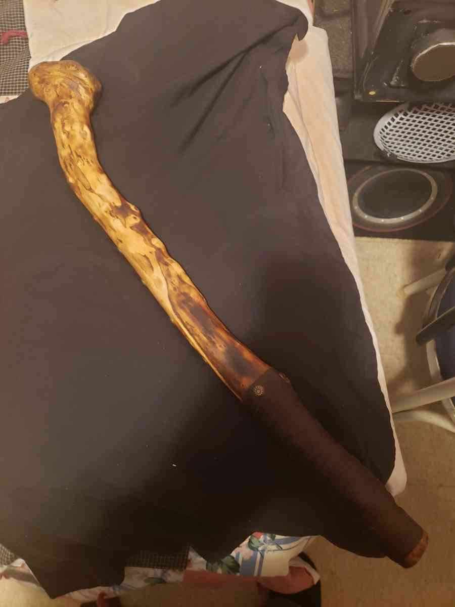 native American powwow war club