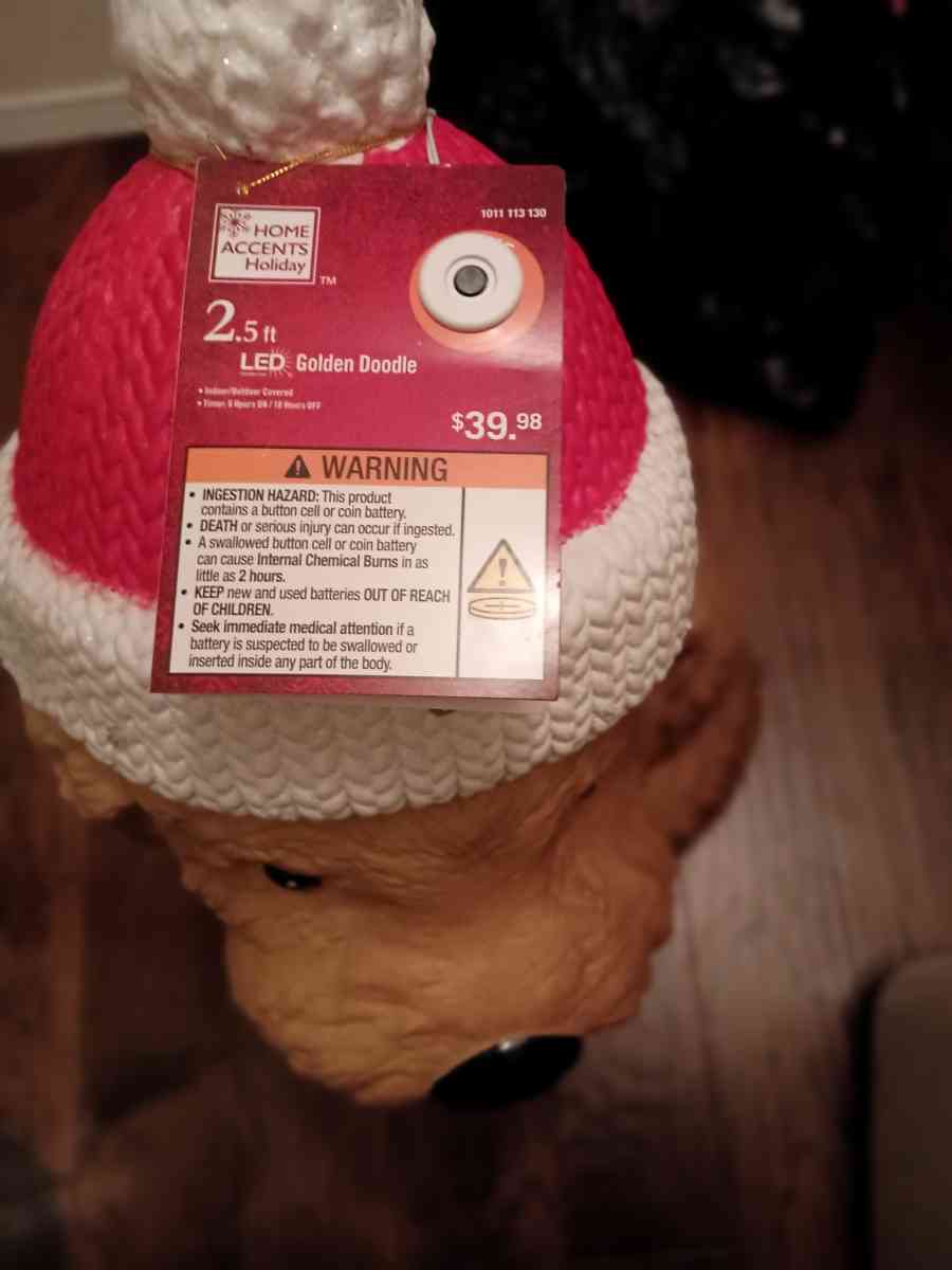 Christmas decoration labradoodle brand new with tags