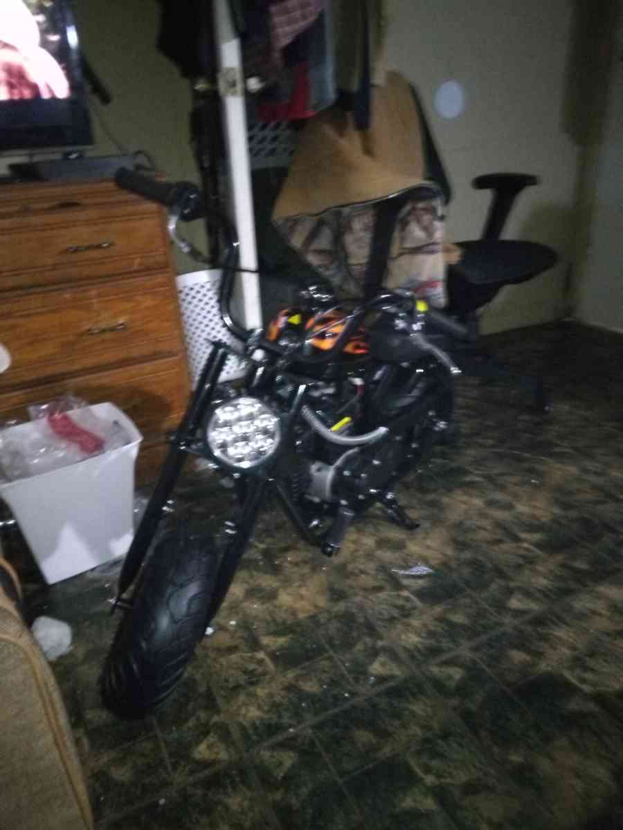 Mni bike and go cart trying to swap