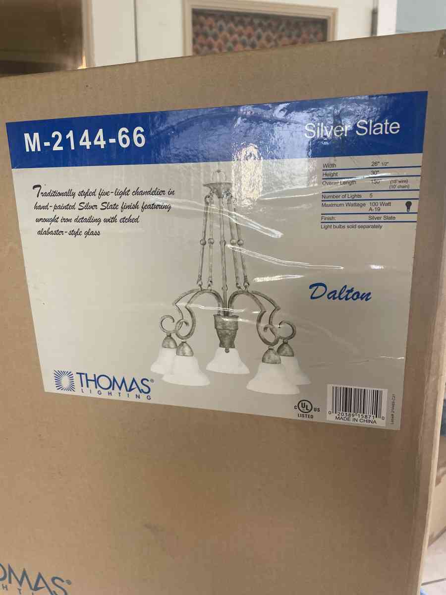 2 Brand New THOMAS LIGHTING Matching Chandeliers
