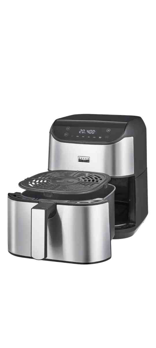 bella PRO  6qt Touchscreen Air Fryer  Stainless Steel new Bo