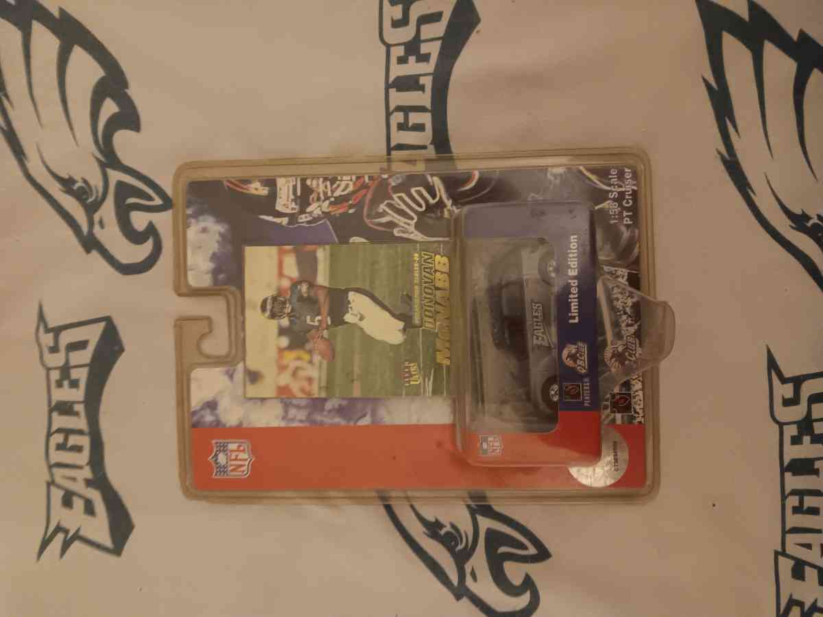 nfl Philadelphia eagles limited edition set mcnabb and car