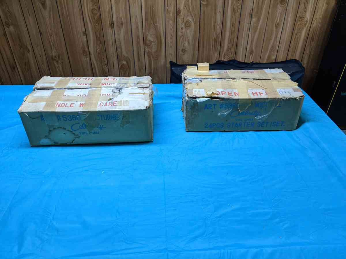 Fine China Two Boxes Of 24 Pce Set