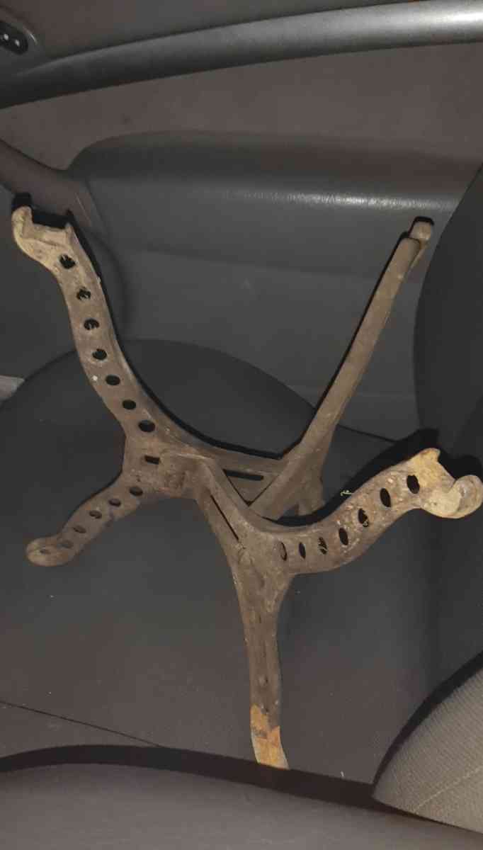 old hot water heater stand