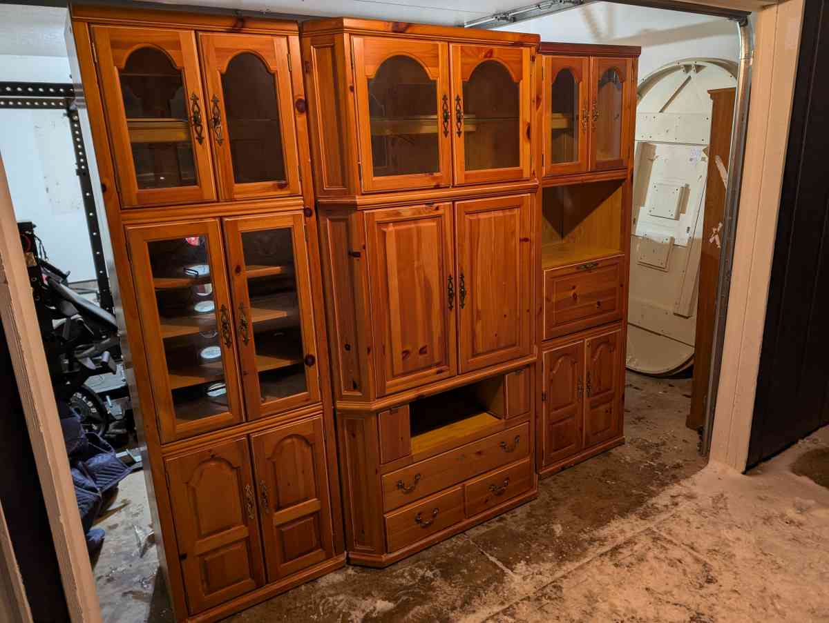 3 piece entertainment center