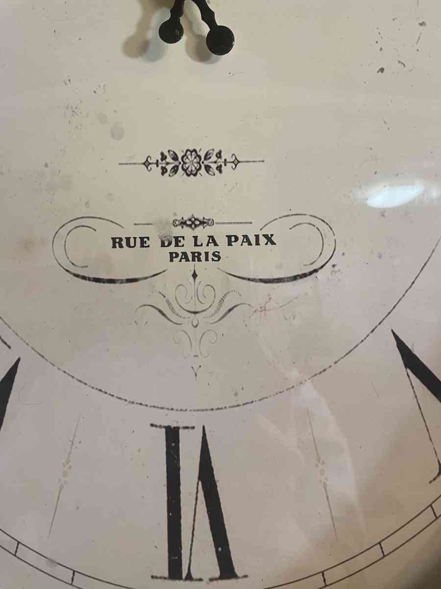 Gold Bird Wall Clock