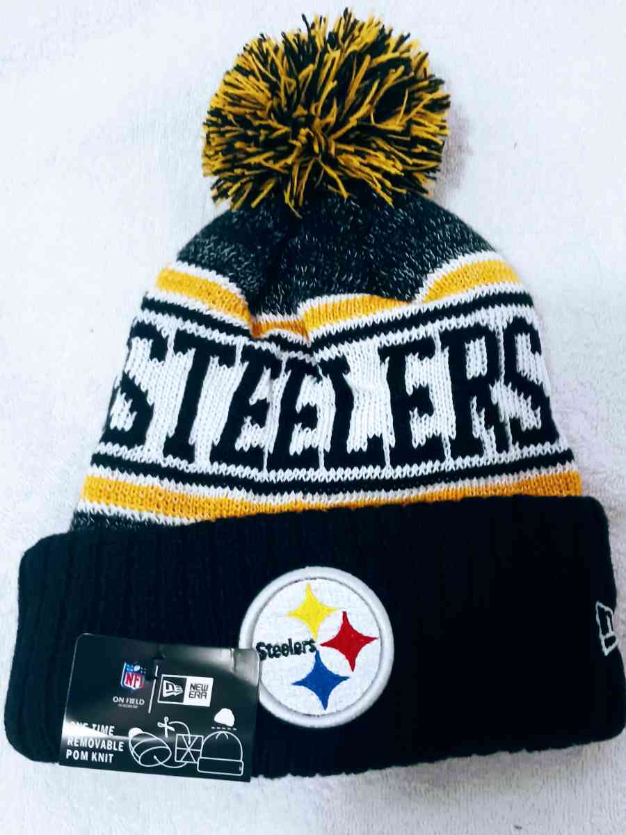 Beanie Pom Pom Pittsburgh Steelers Winter Hat