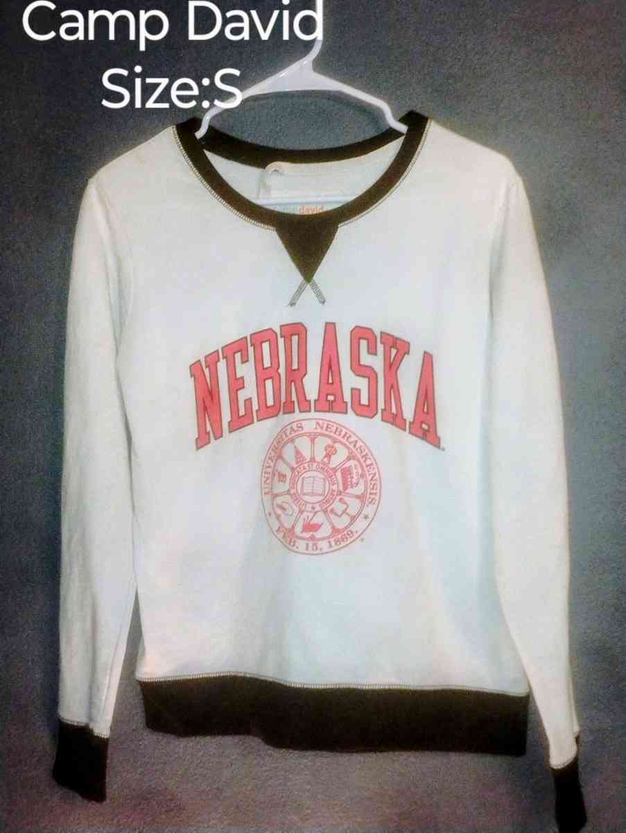 Camp David Nebraska long sleeve sweater