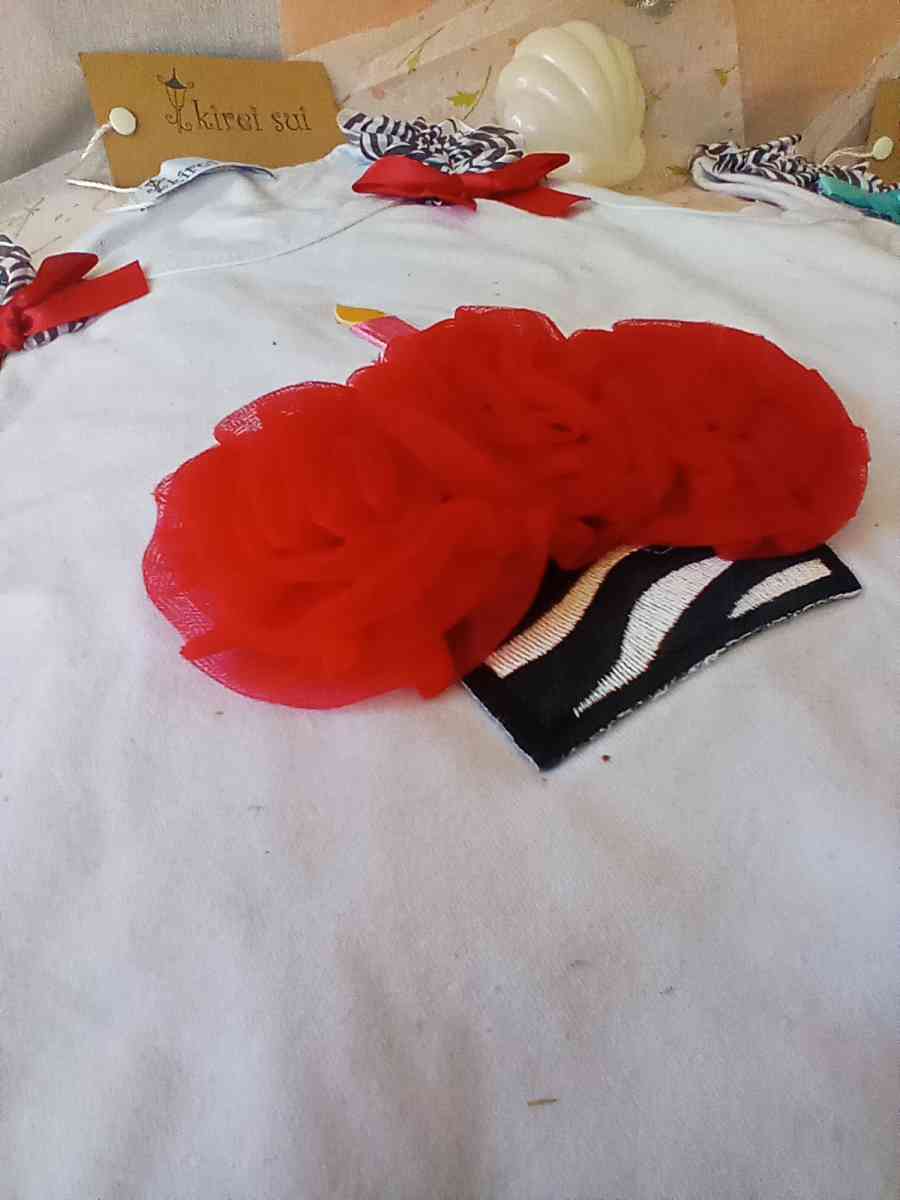 Birthday Girl Tanks Red Teal Lt Pink NWT