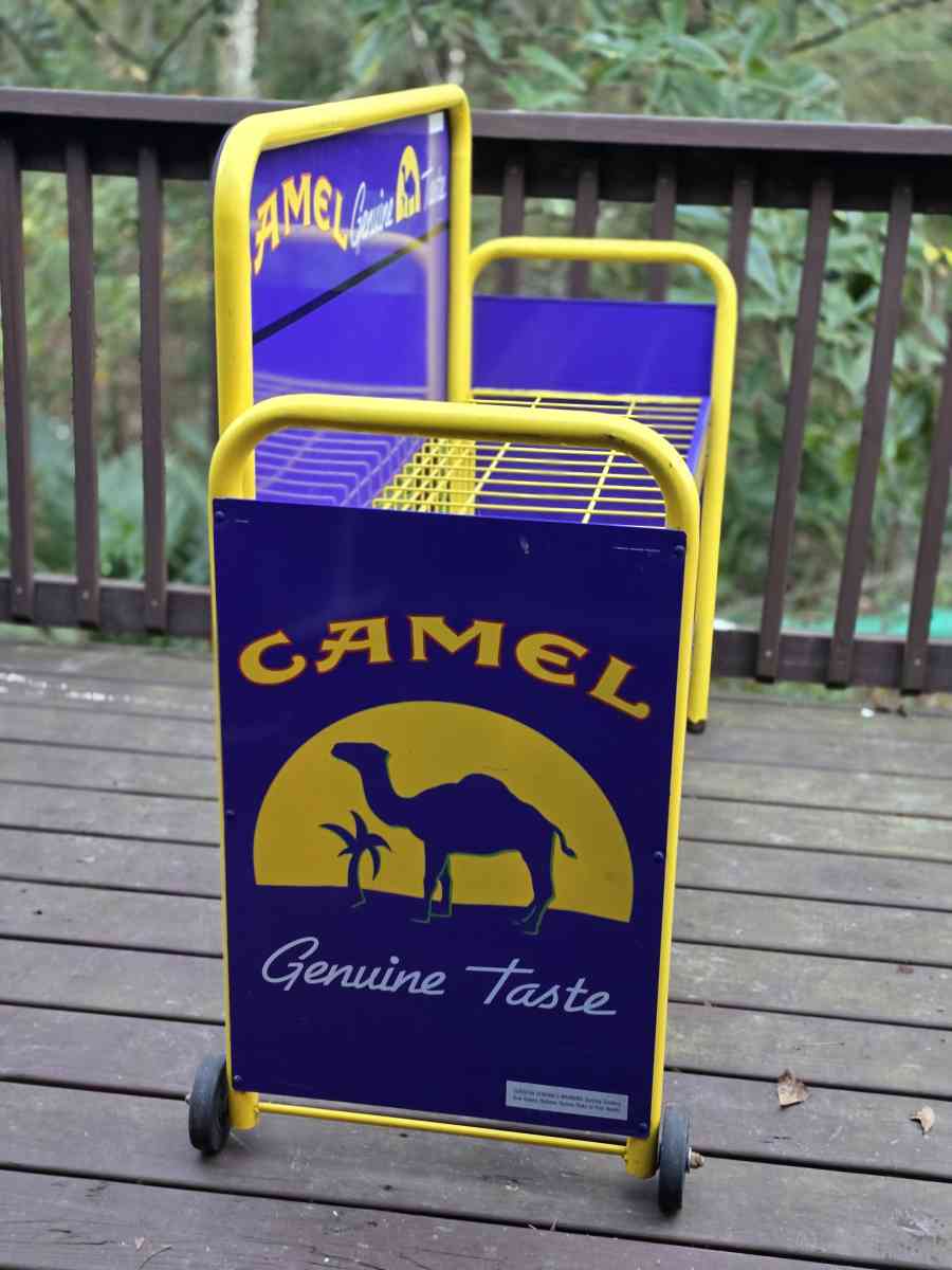 Vintage 1994 Camel Cigarettes Metal Rack Display