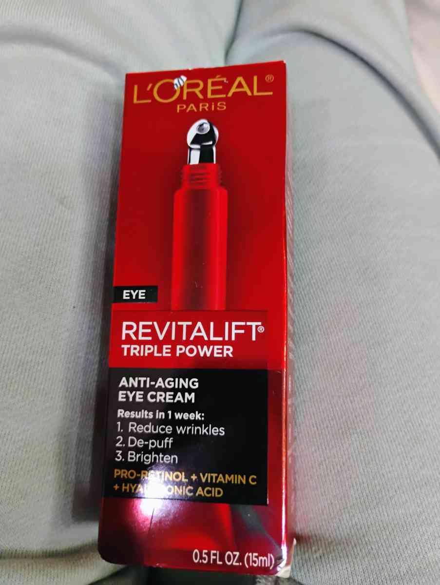 Olay and LOreal eye cream