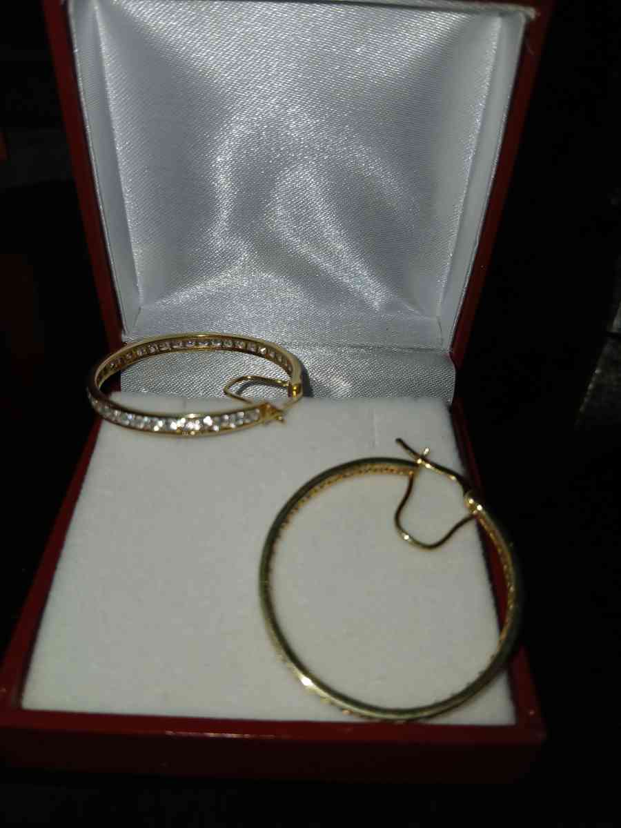 arracadas de oro 14k