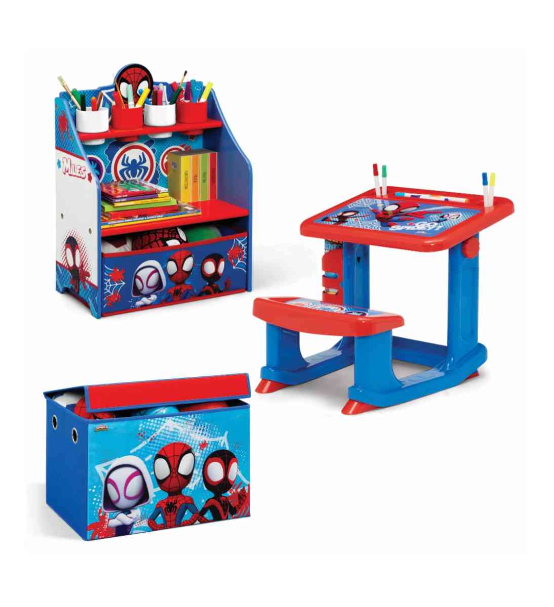 Spidey and His Amazing Friends 3Piece Art  Play Toddler Room