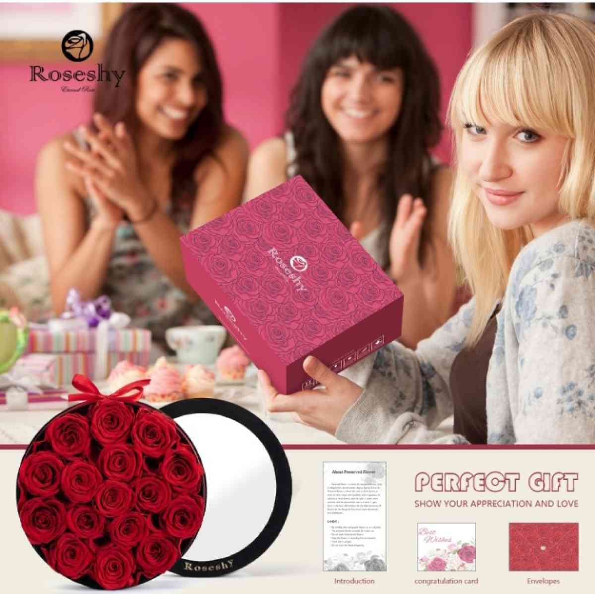 Forever preserved roses gift Valentines Day