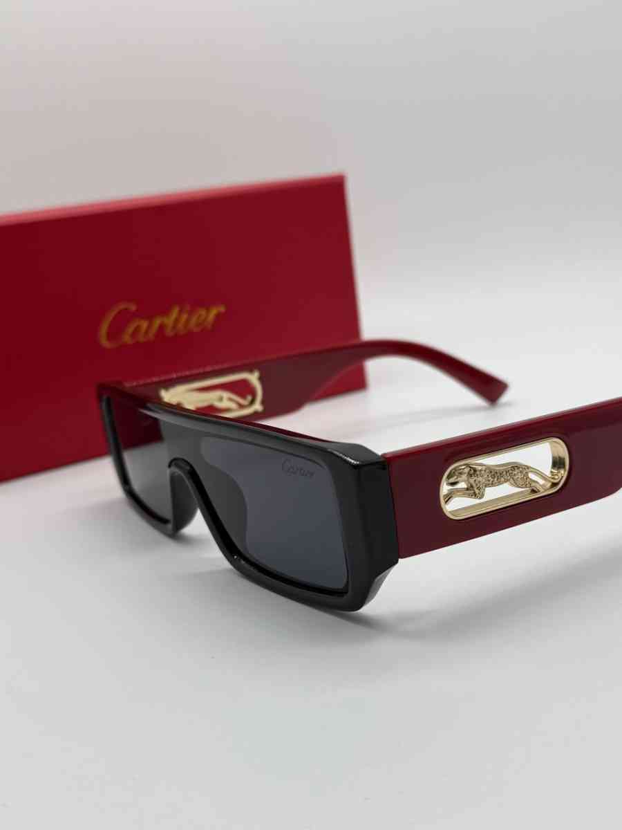 Red Cartier Cheetah Sunglasses