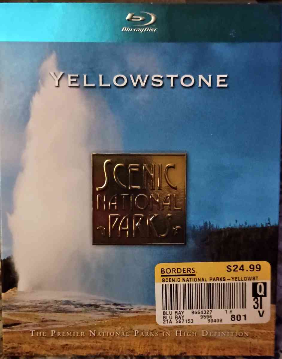 Yellowstone and Yosemite  bluray