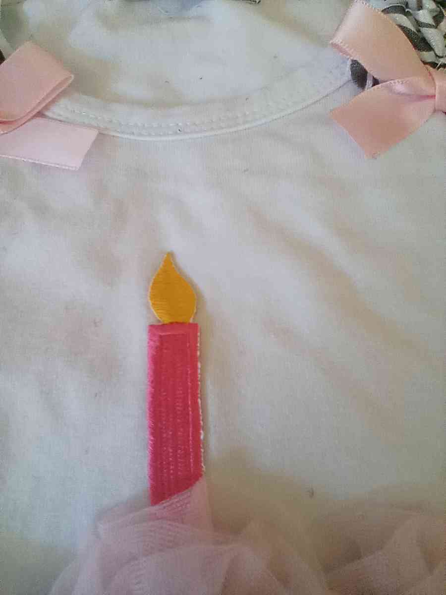 Birthday Girl Tanks Red Teal Lt Pink NWT