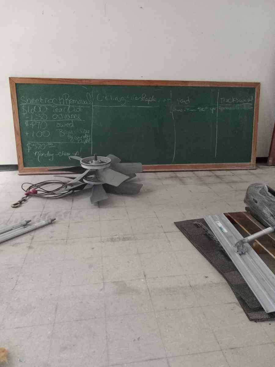 12 ft chalkboard