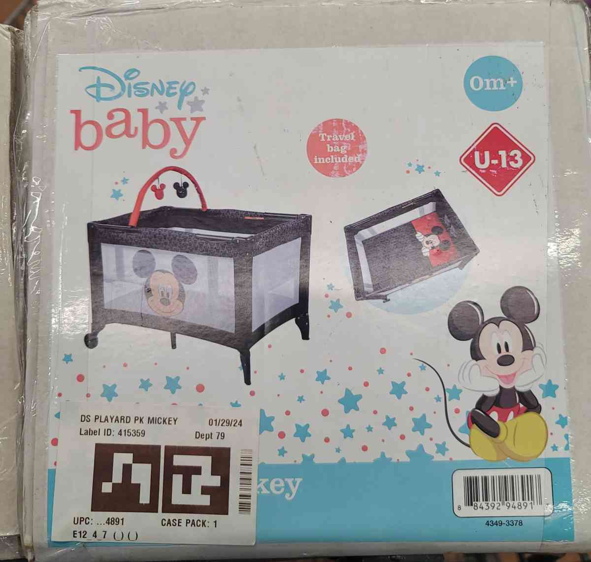 Mickey and Minnie Mouse Bassinet cribs