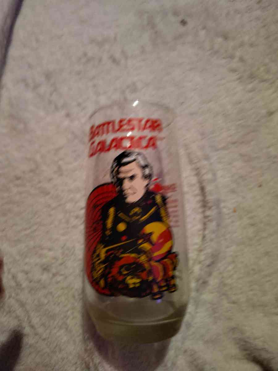 battlestars Galactica glass