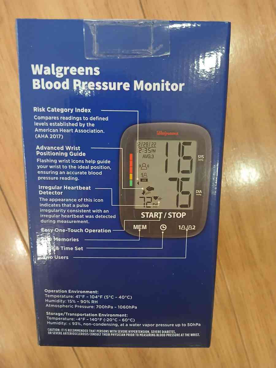 deluxe Wrist Blood Pressure Monitor