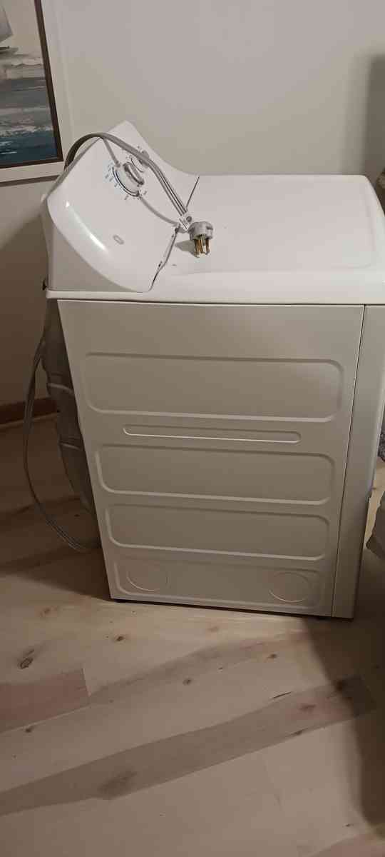 electric GE dryer and Maytag washer