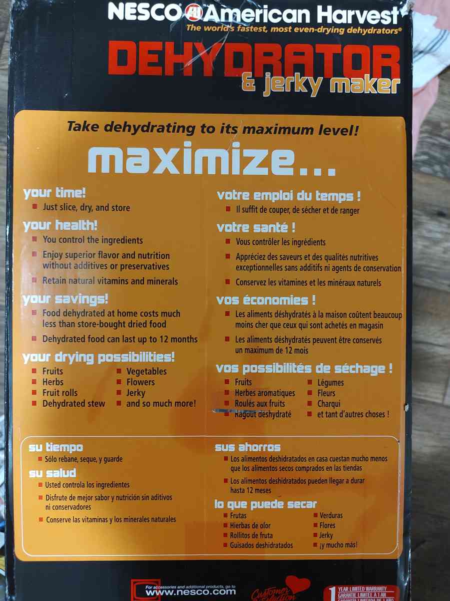 dehydrator and jerky maker