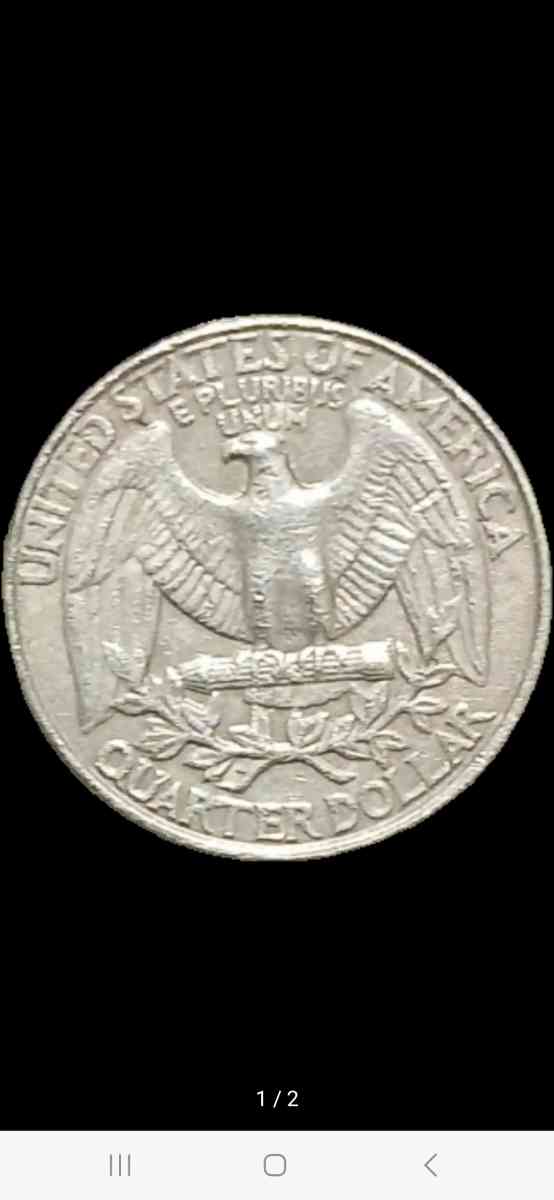 Washington Quarter 1997 D Error Coin