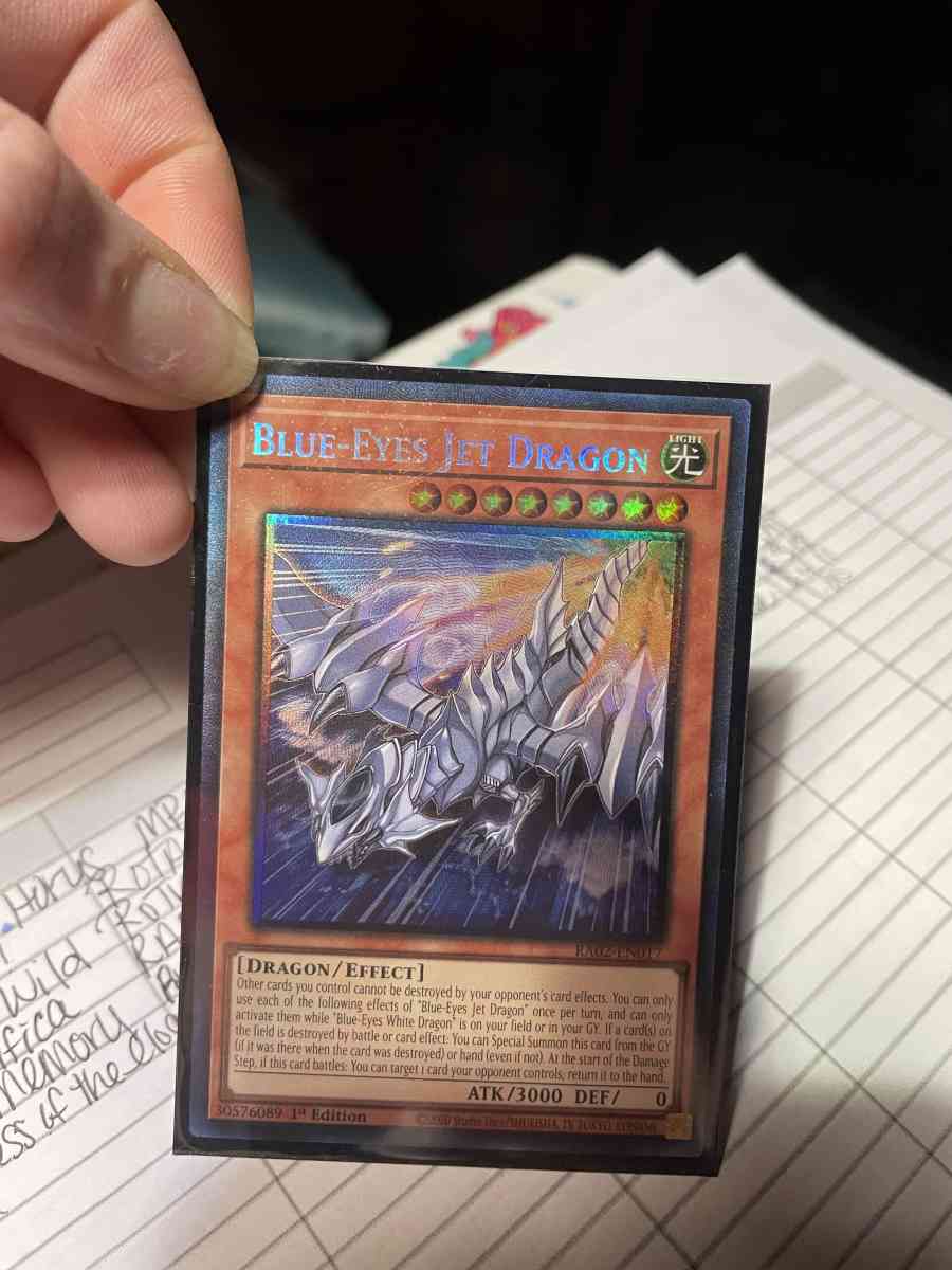 Blue eyes Jet Dragon YUGIOH TRADING CARD