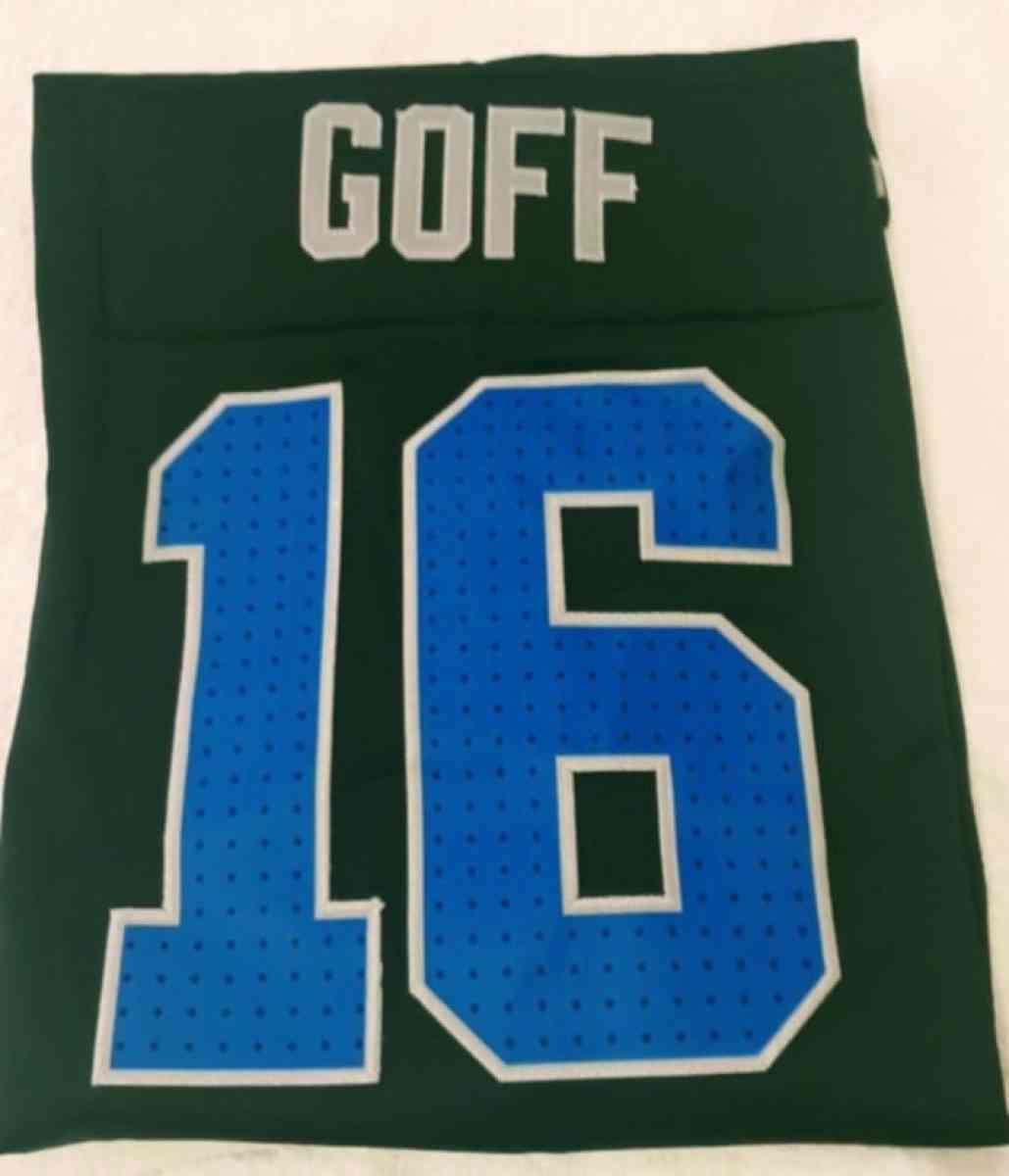 J Goff Detroit Lions jersey Large
