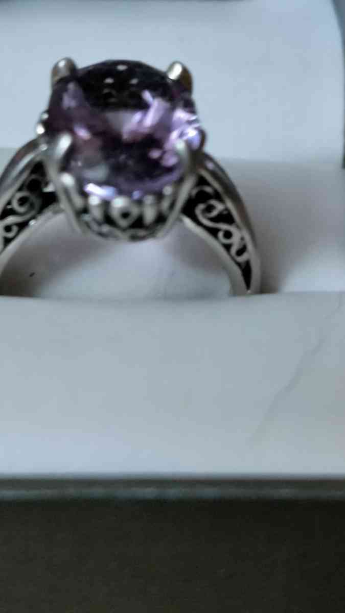 Kabana Sterling Amethyst Ring