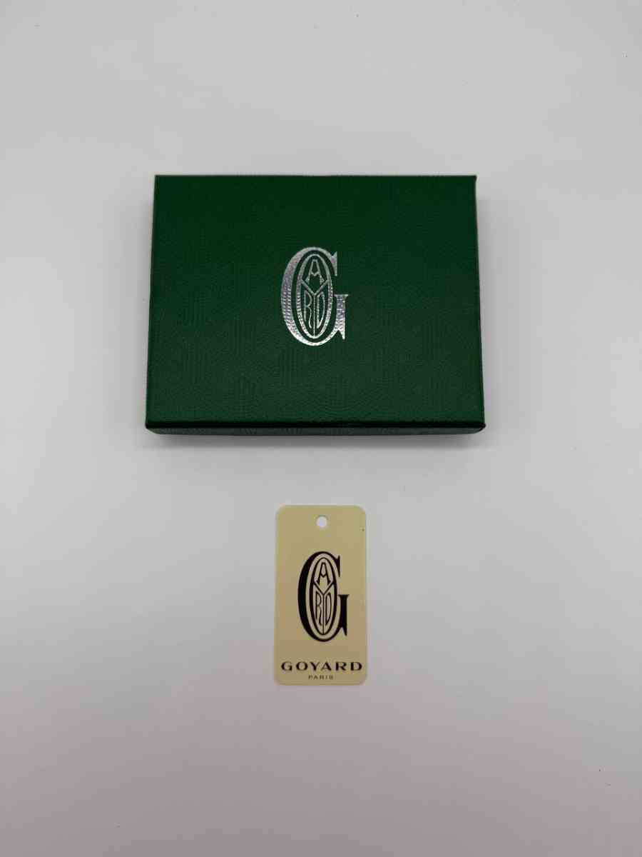 Orange Goyard Card Holder