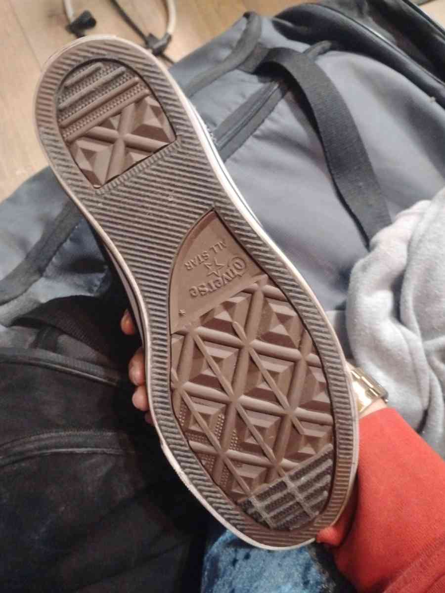 black high top converse