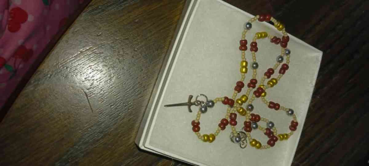 all handmade these necklaces