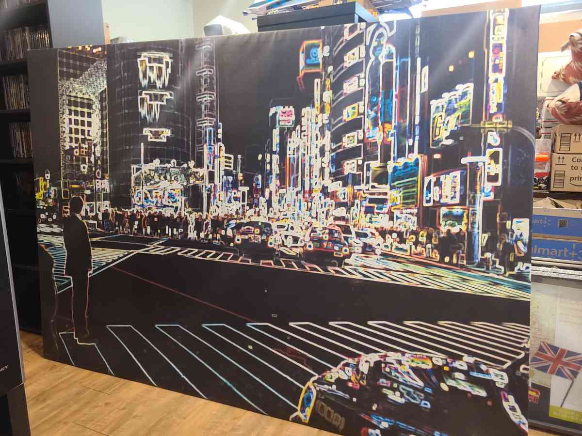 Very Large 56x79 Retro Canvas Art