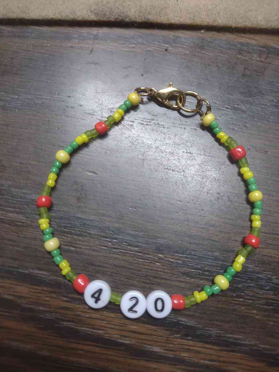 handmade 420 bracelet