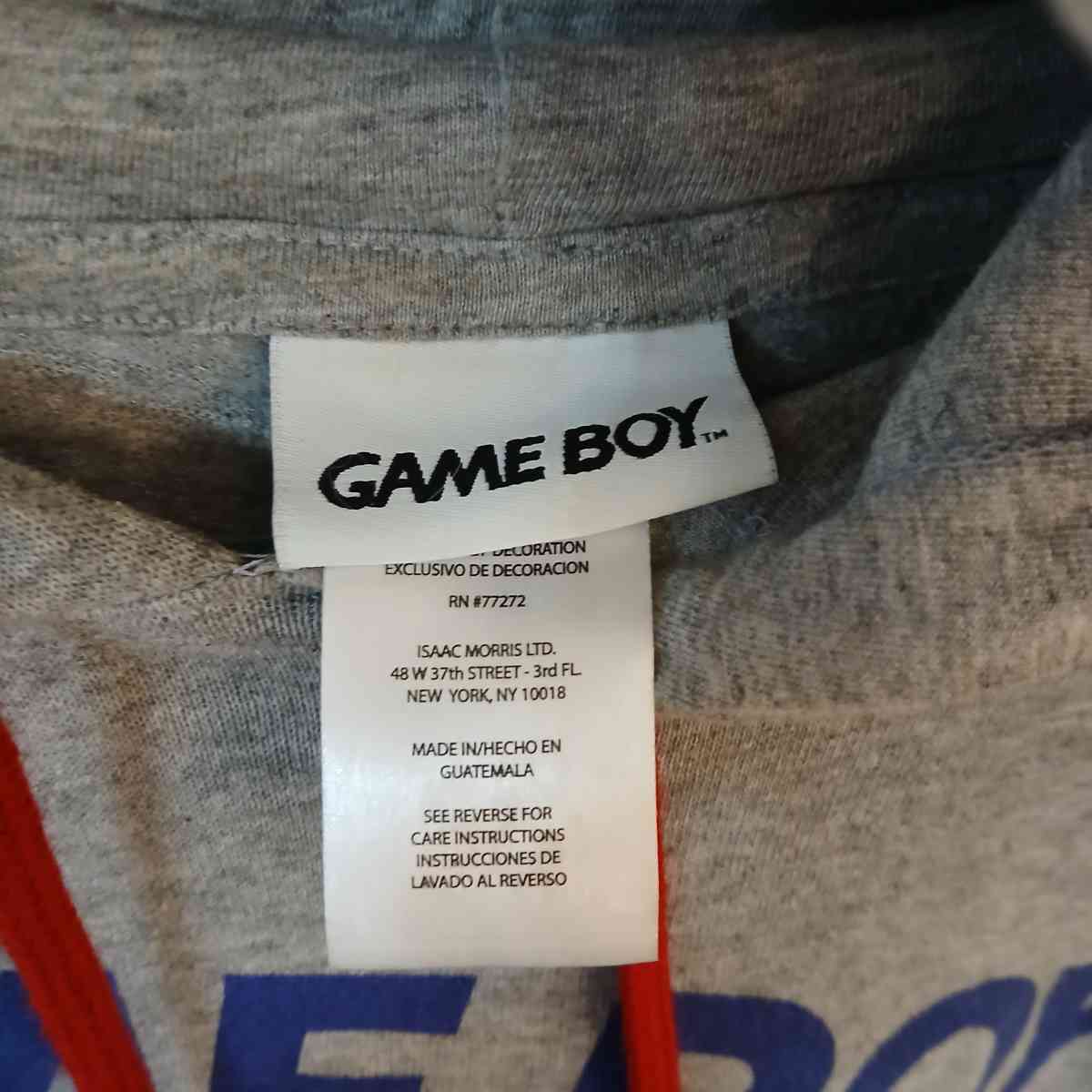 Nintendo Vintage Game Boy hoodie for men size M