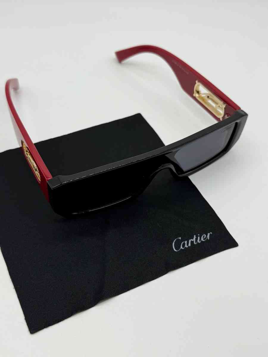 Red Cartier Cheetah Sunglasses