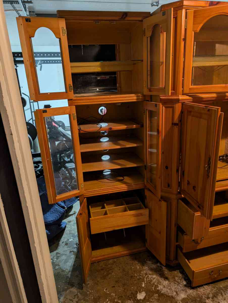 3 piece entertainment center