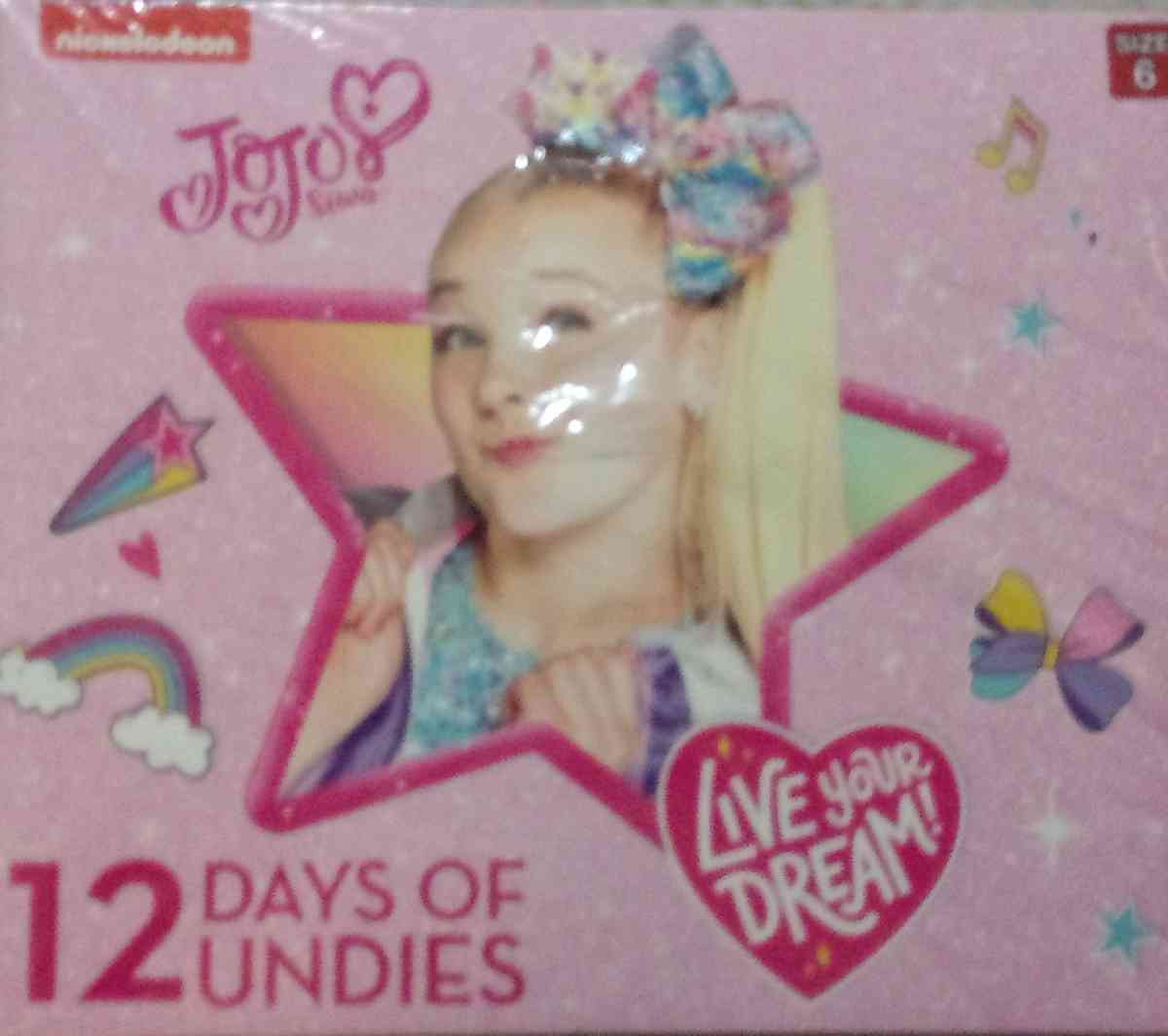 BRANDNEW JOJO SIWAH SIZE 6 12 DAYS OF UNDIES