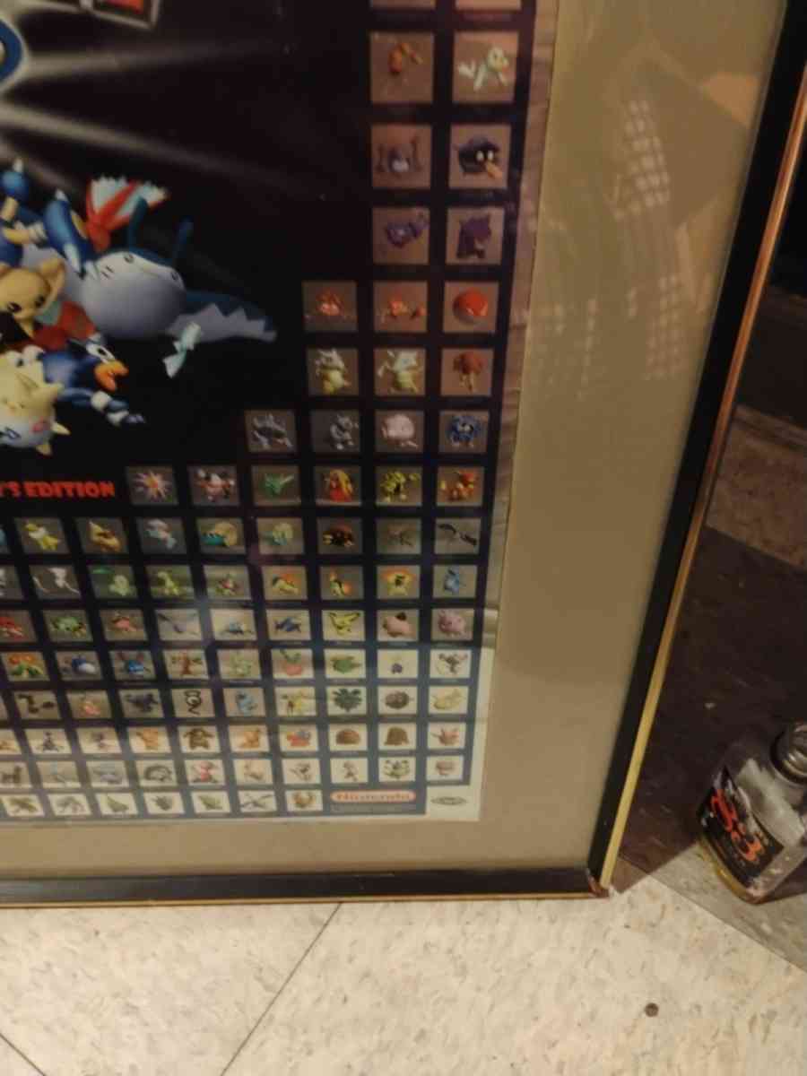 This is an original NMMT Pokmon Stadium 2 Foil Poster