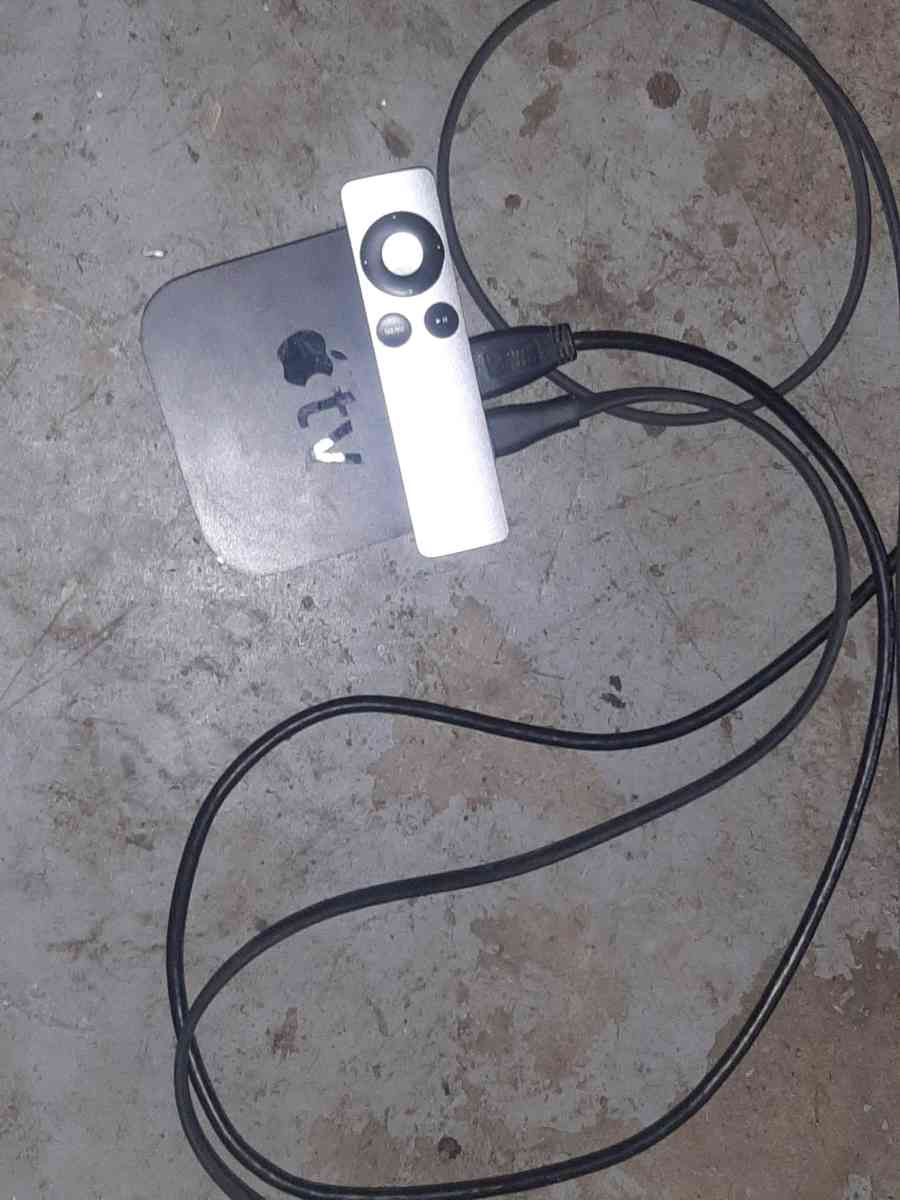 Apple TV with remote