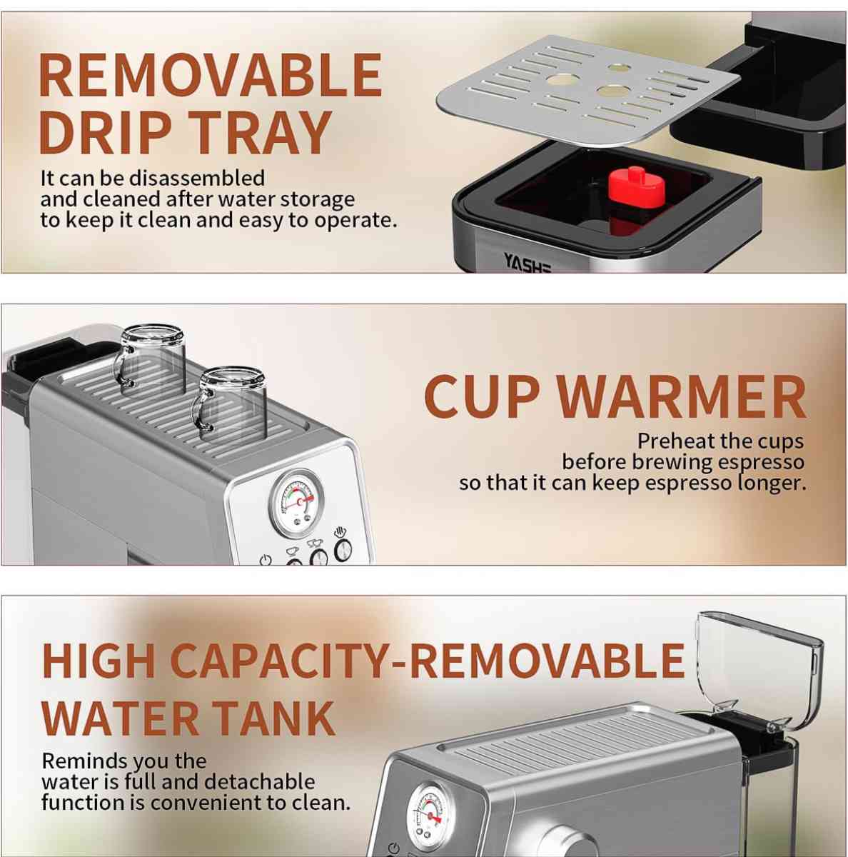 Tasha expresso machine